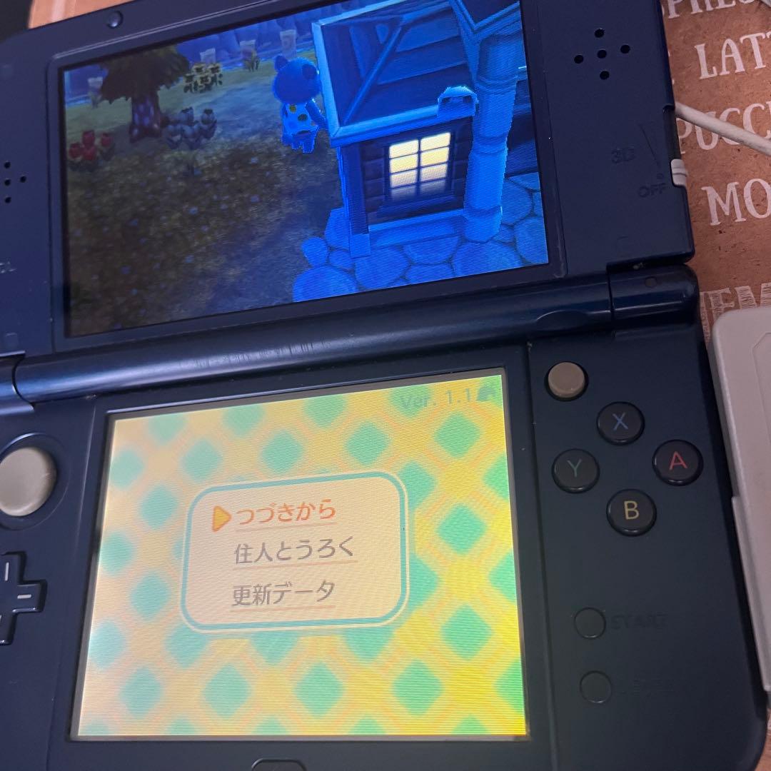 New ニンテンドー3DS LL 本体 充電器付き 青ブルーBlueNintendo 3DS UP786_INFO
