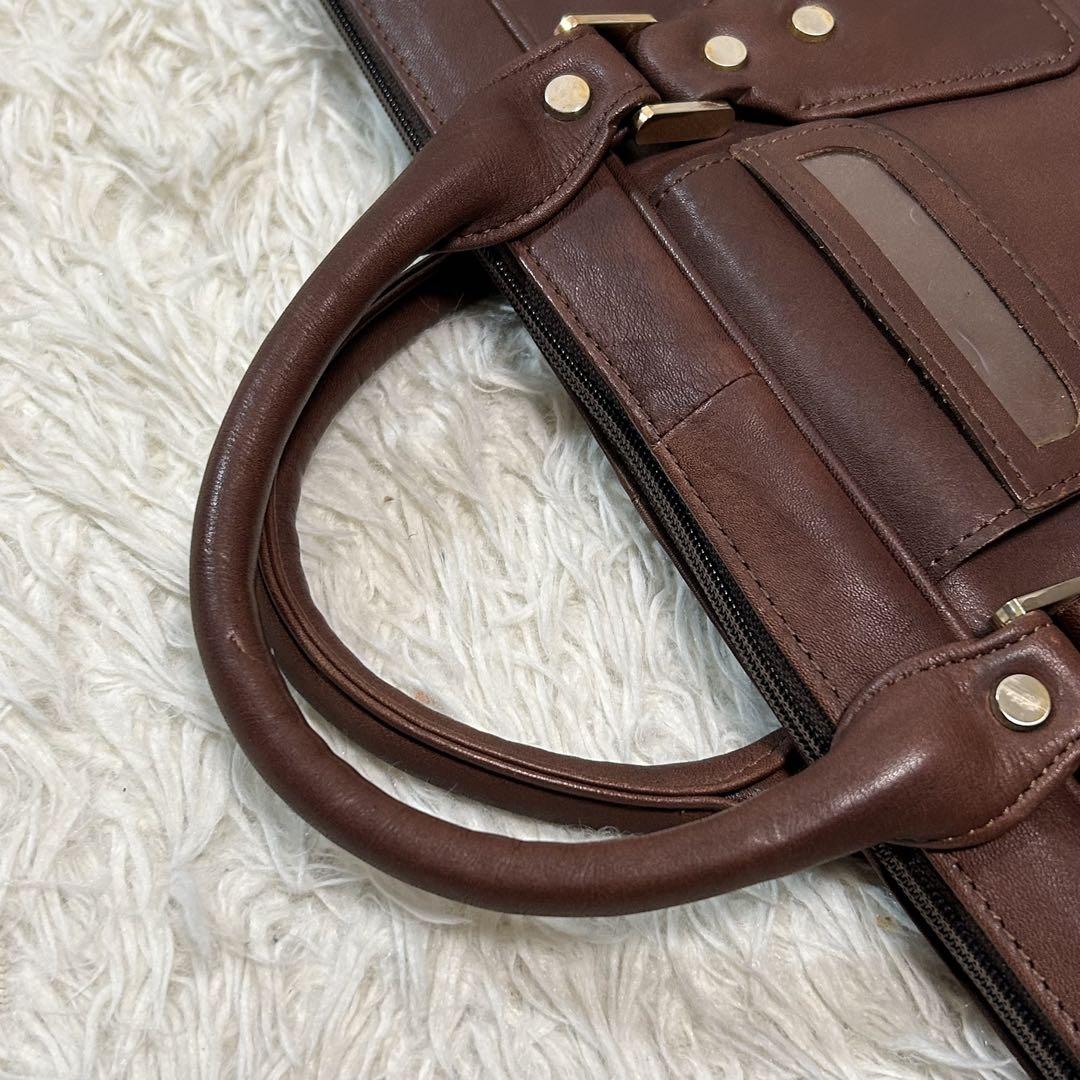 ポーター 吉田 LEATHER オールレザー 本革 ガーメントケースバッグ