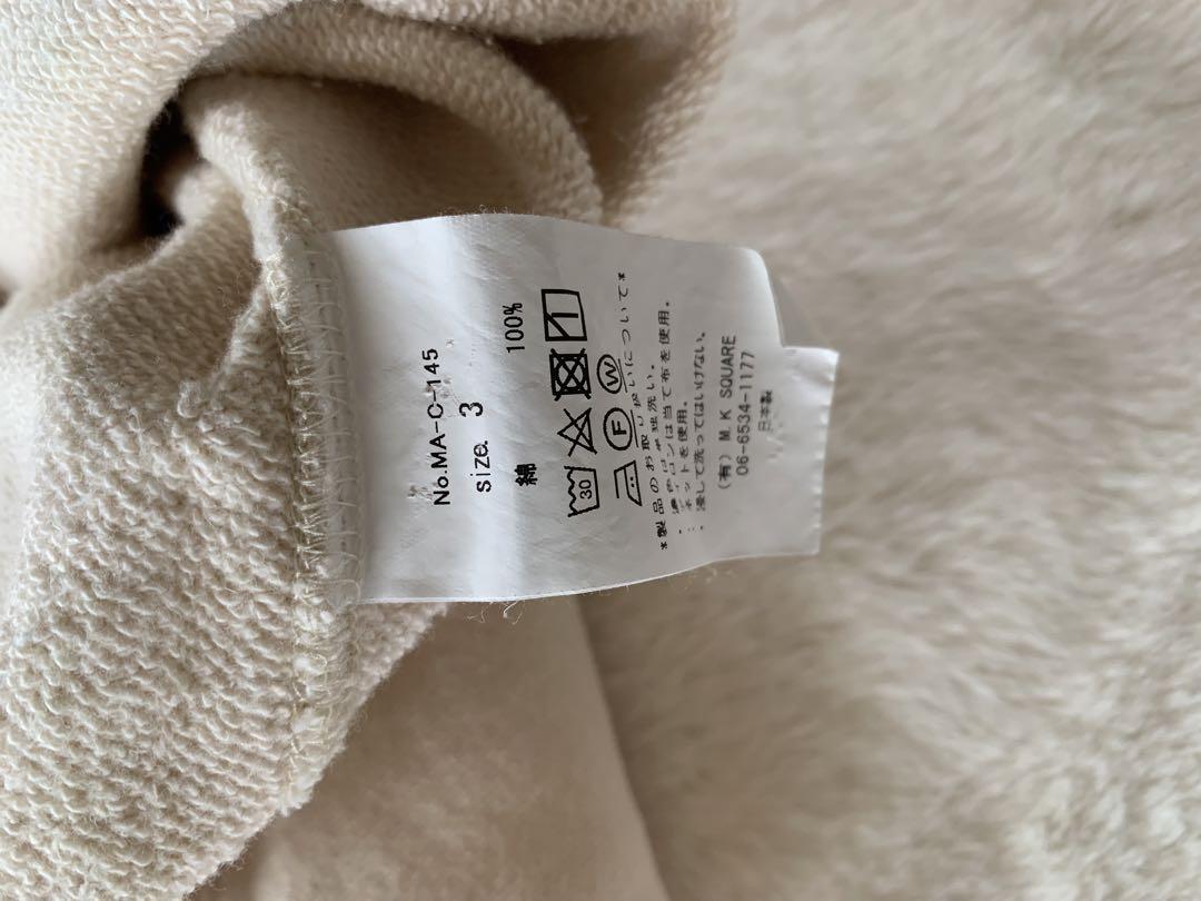 トップス MANUAL ALPHABET  BIG SWEAT PARKA 3