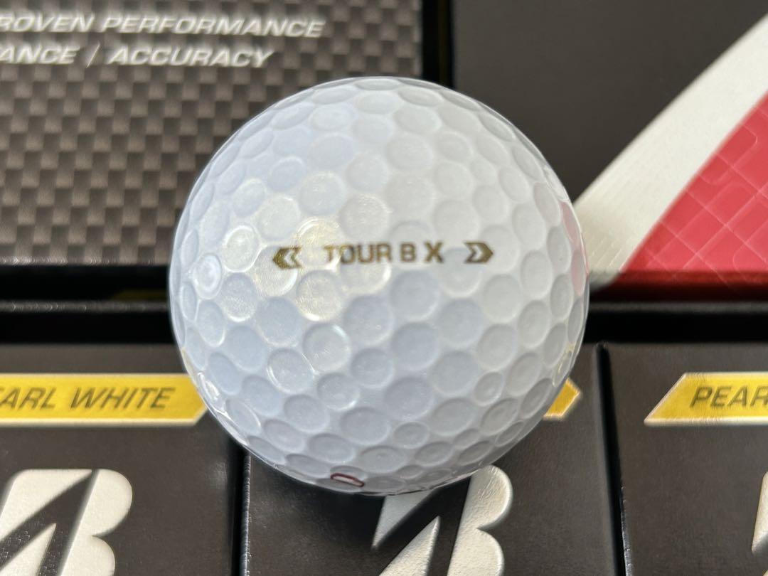 ブリヂストン ゴルフボール TOUR B X パールホワイト 2024年モデル 画像6