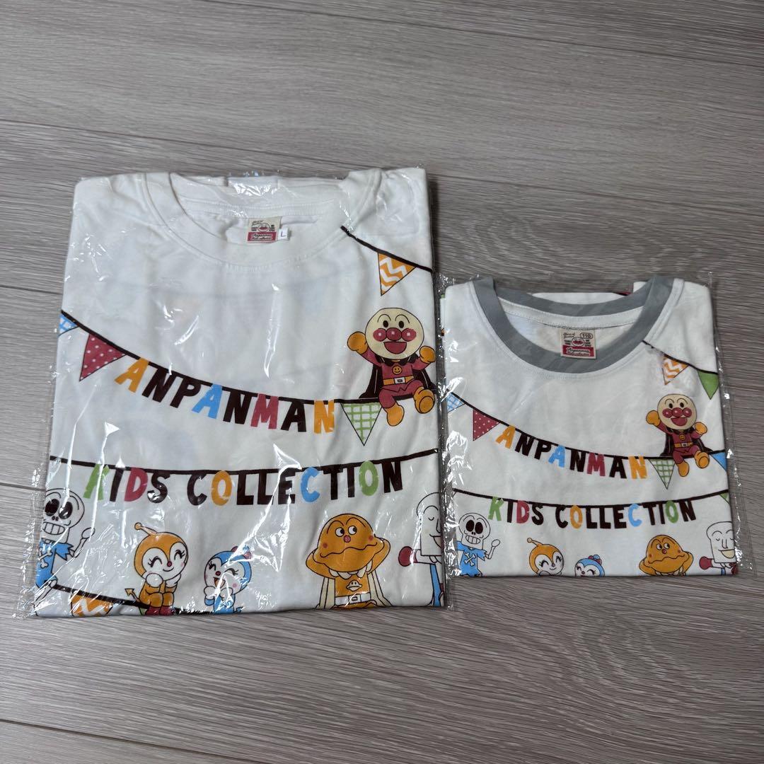 アンパンマンキッズコレクション みんなでお座り柄Tシャツ L 110cm みんなでお座り柄Tシャツ｜アイテム｜アンパンマンキッズ