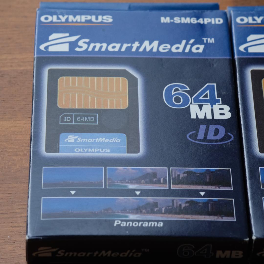 スマートメディア　64MB  未使用　4枚　➕　1枚　OLYMPUS