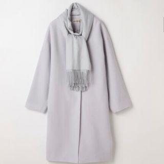 ミッシュマッシュ エコファー付きストールコート