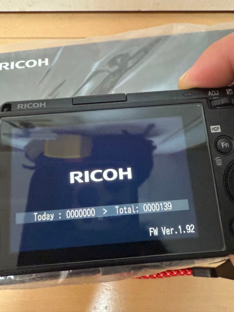 RICOH GR III HDF オプション カスタム品 付属 ショット数139