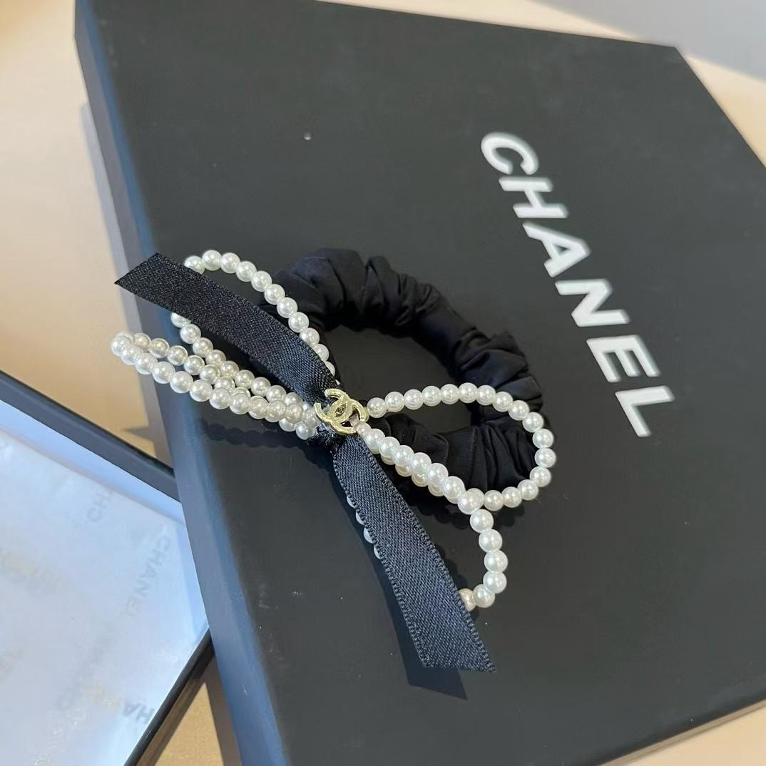シャネル CHANEL ヘアゴム パール
