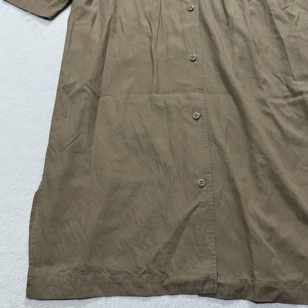 t1782 【クローゼットクラシックス】　シャツワンピース　ロングワンピース