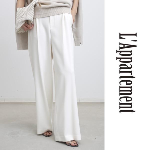 LISIERE LINEN STRETCH PANTS（スラックス）｜L'Appartement