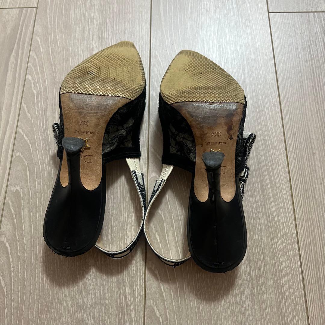 Dior J'Adior-slingback sandal ブラック
