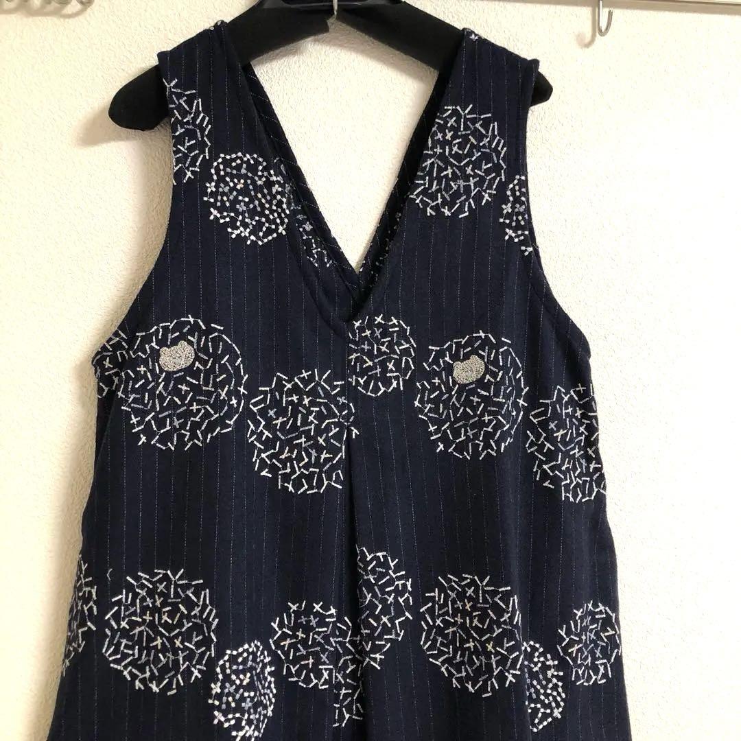 新品☆marble SUD マーブルシュッド　ハリネズミ　刺繍ワンピース