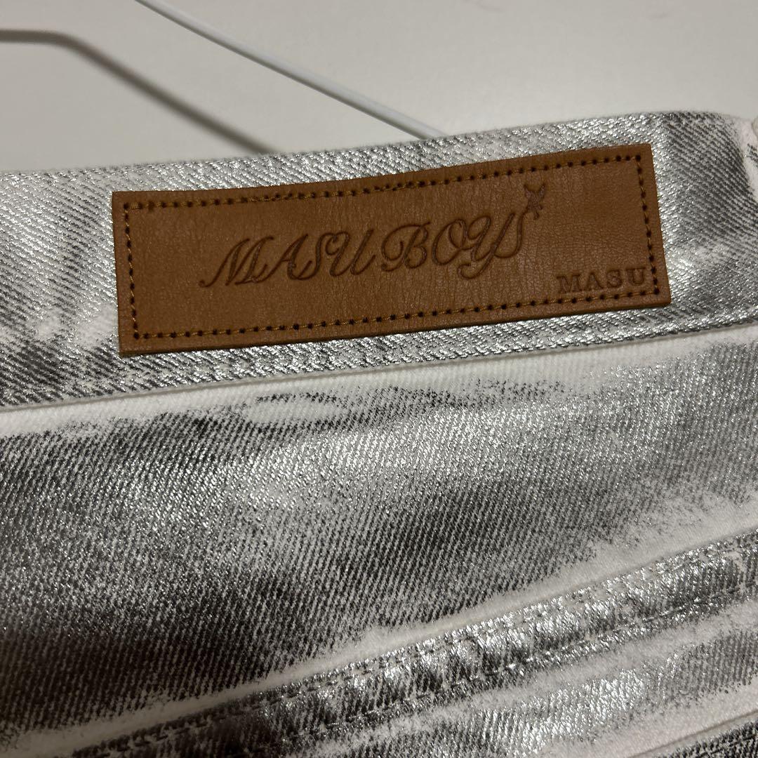 パンツ MASU BOYS EMBLEM BAGGY JEANS 46