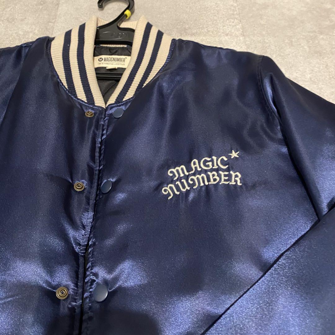 MAGIC NUMBER スタジャン M ネイビーブルー　冬　サーフ