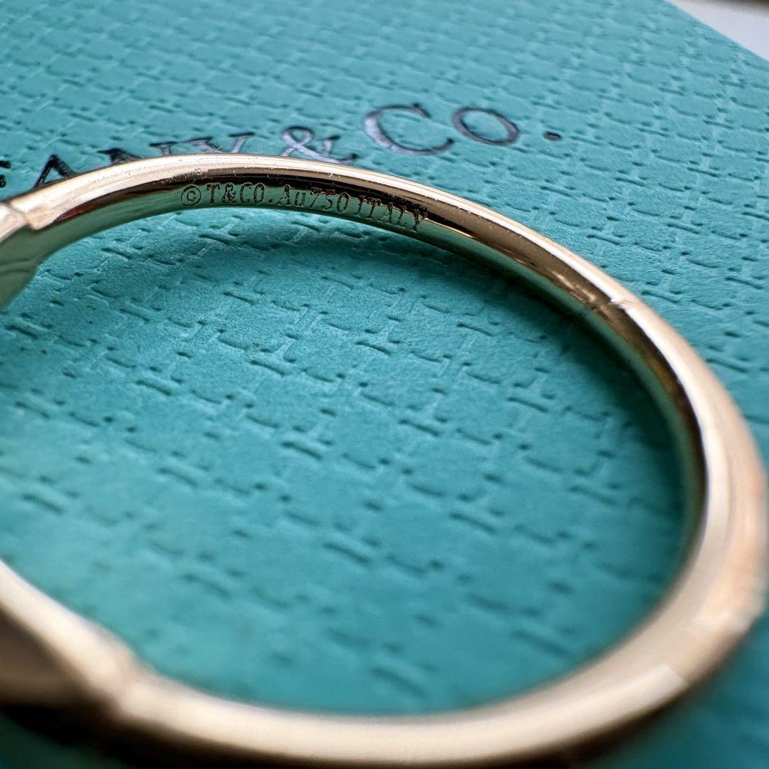 ティファニー Tiffany & Co リング Tワイヤー K18YG 14号 - メルカリ