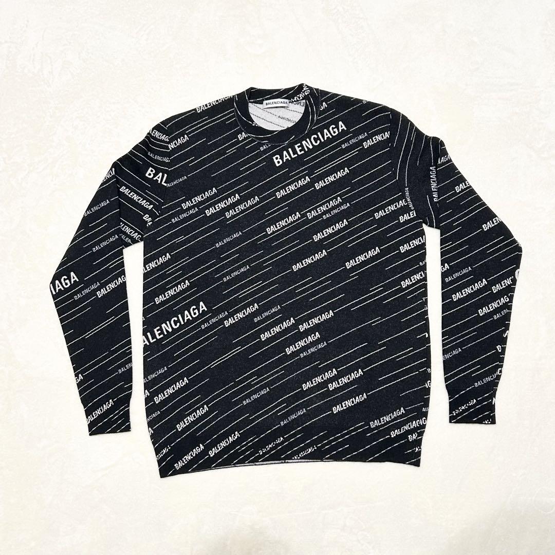 BALENCIAGA - バレンシアガ BALENCIAGA 長袖ニット メンズ XSの