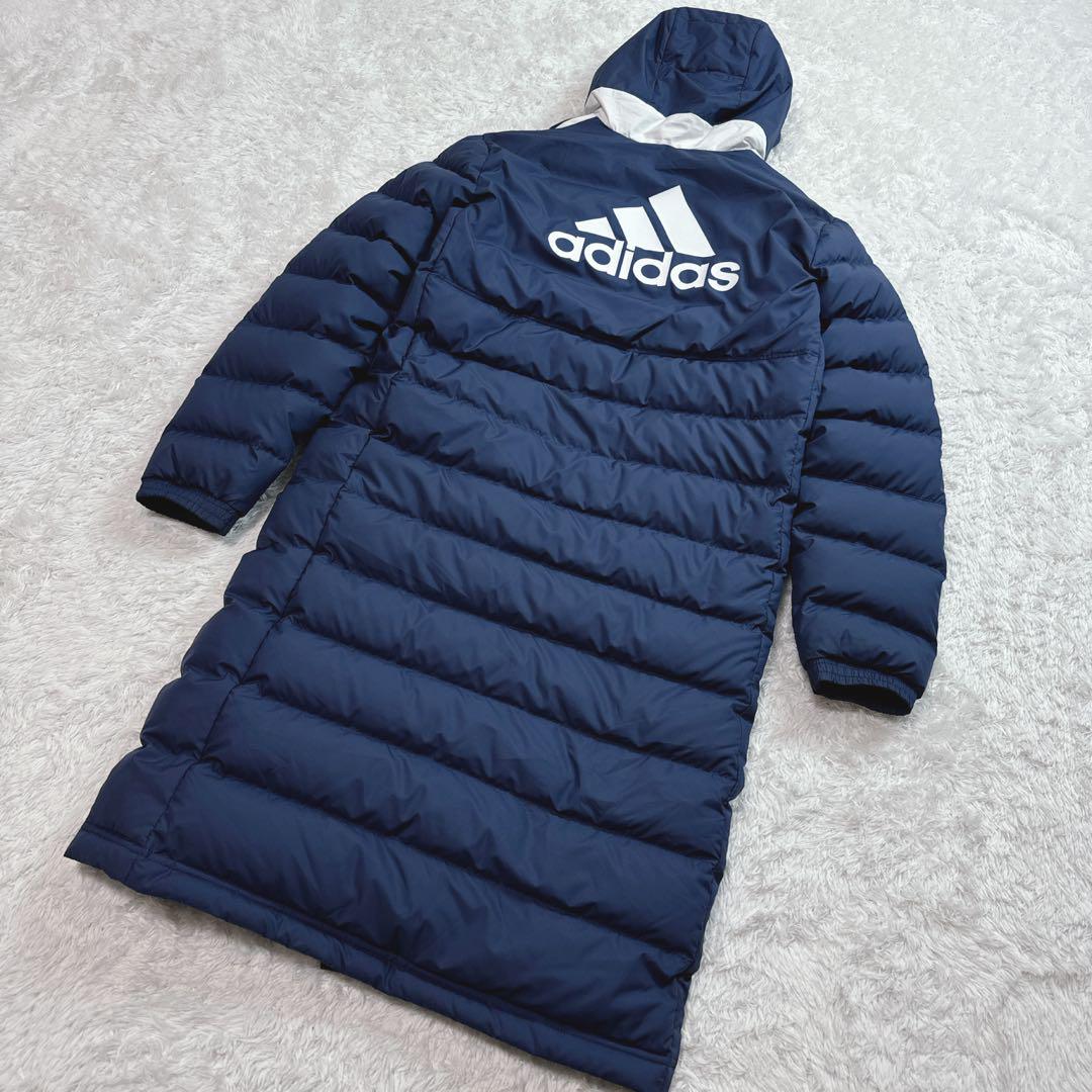 【希少✨】adidas TIRO21 ロング ダウン ベンチコート 肉厚