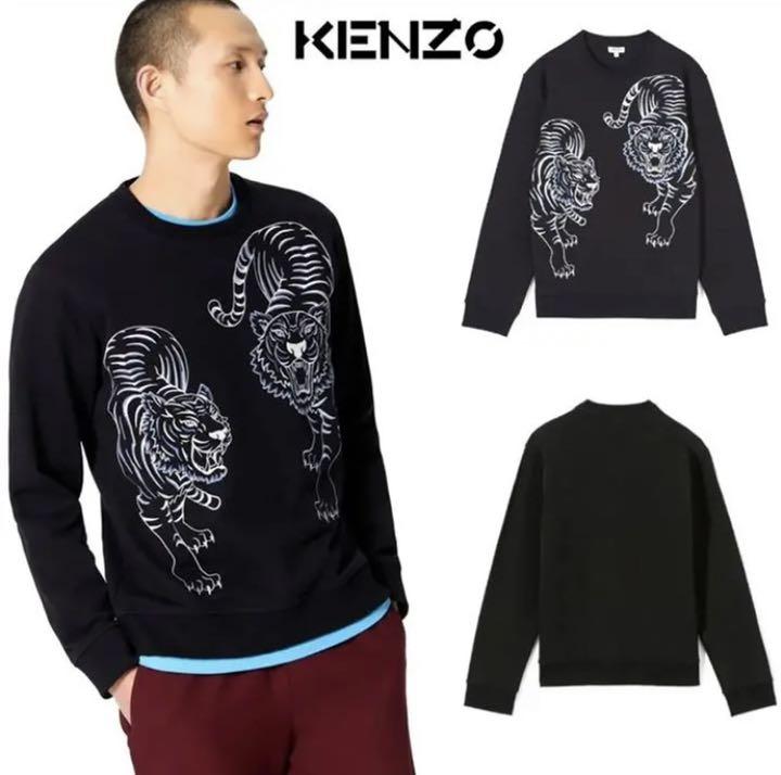 低価お買い得 定価45100円 KENZO ケンゾー Wタイガー トレーナー EAgQy-m46345804858 品質保証お得