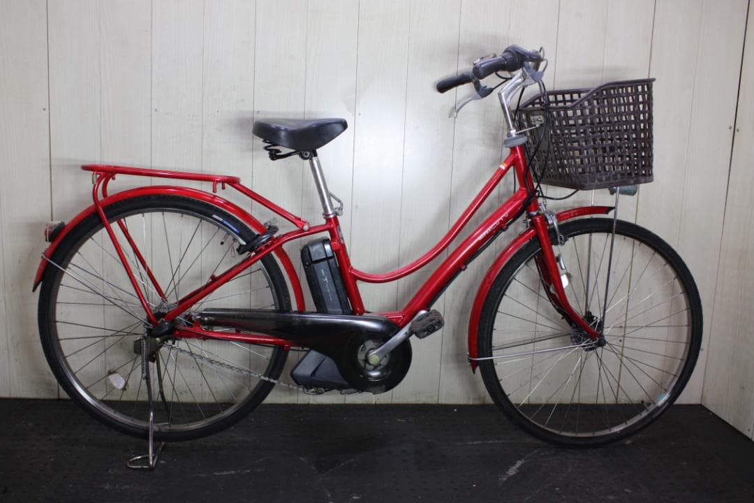 ヤマハ PAS AMI X731-0001大容量8.1AH 26型3段LED 赤傷や汚れあり