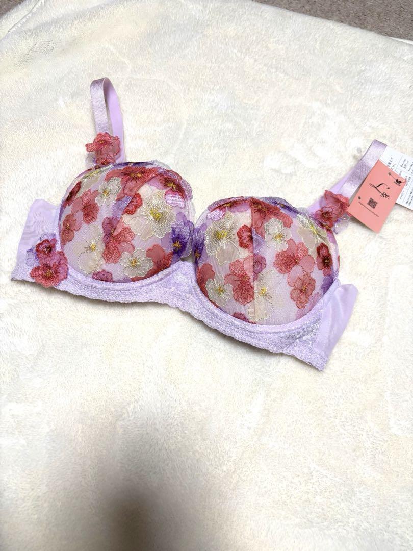 ルジェ 【ハッピーFitブラ】 ブラジャー 谷間を寄せてキープ
