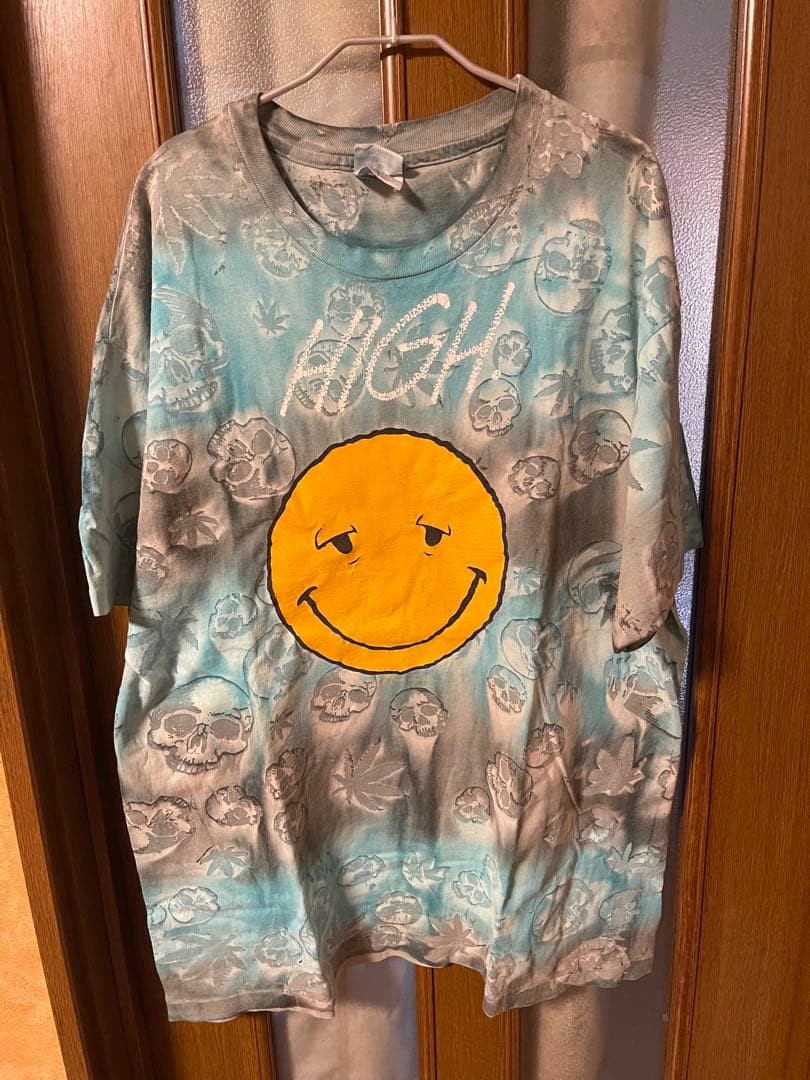 Hanes スカル スマイリー Tシャツ XL