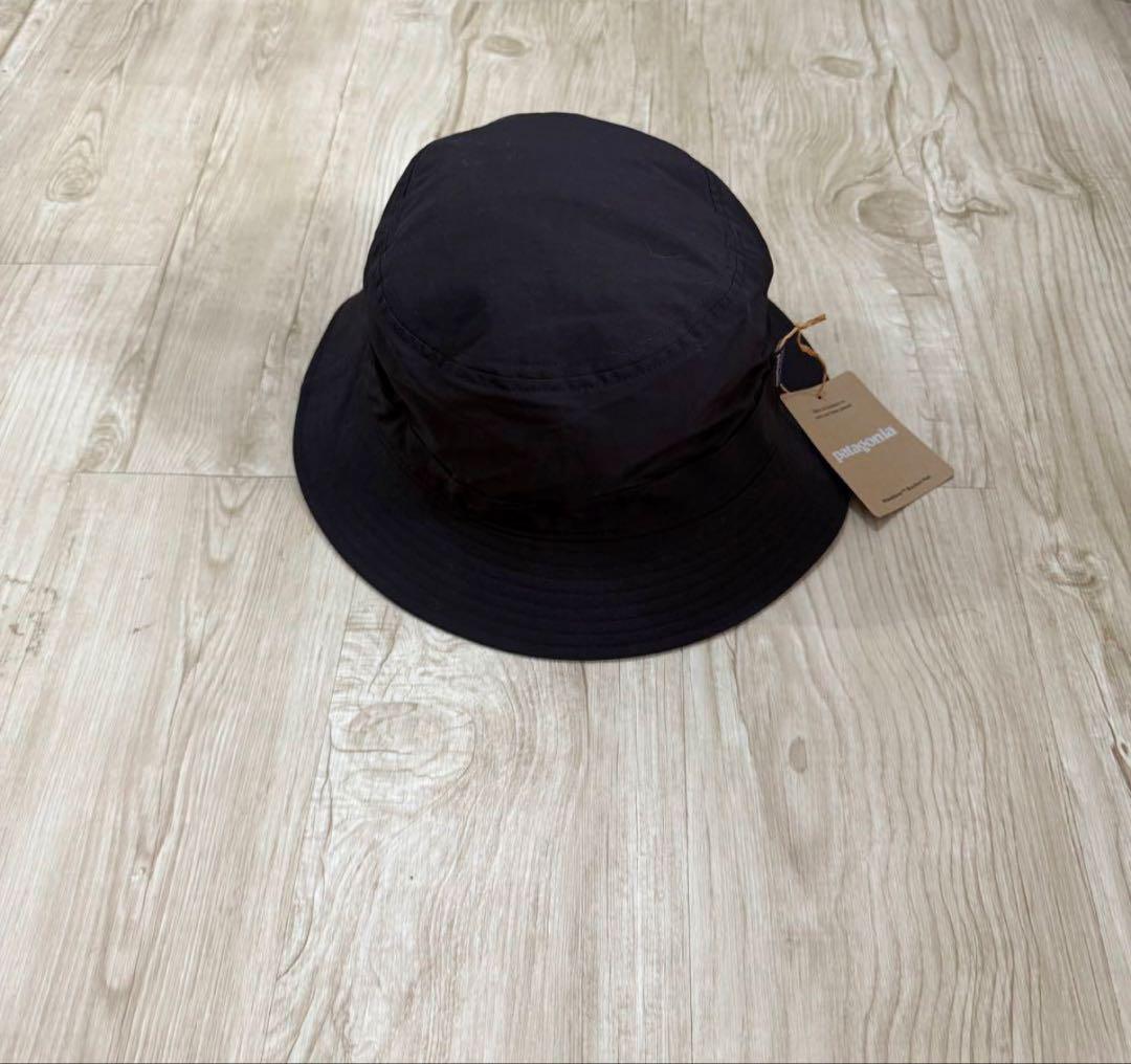 patagonia バケットハット L/XL 黒 Patagonia バケットハット 黒 新品 ウェーブフェアラー サイズS