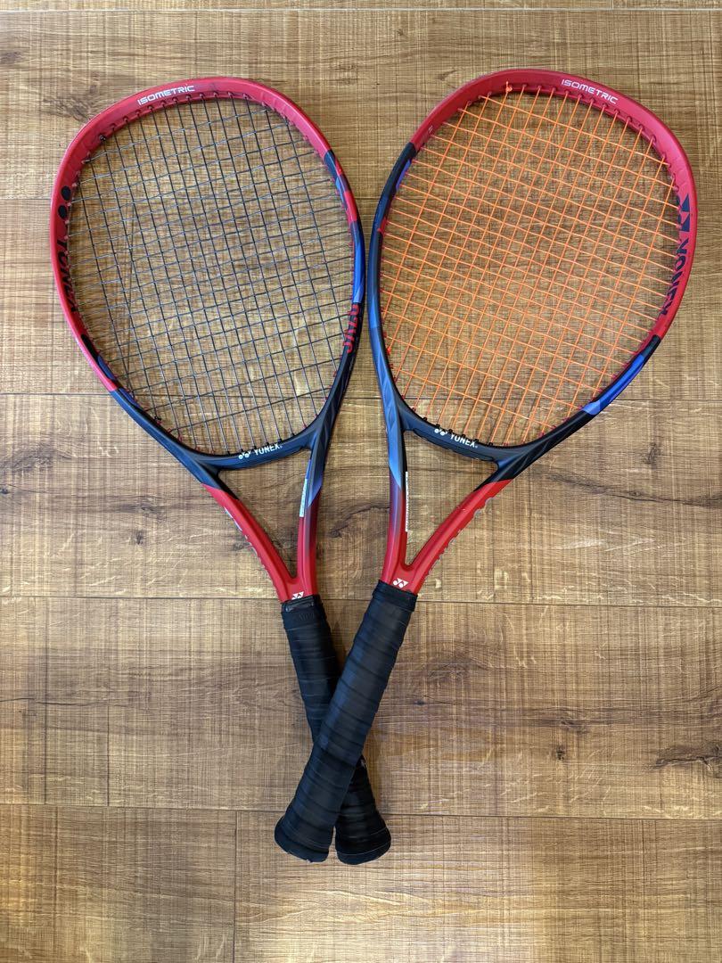YONEX VCORE 100 G2テニスラケット 2本セット
