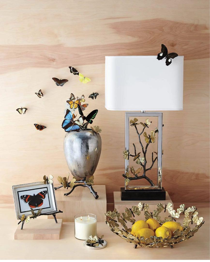 Michael Aram Butterfly Ginkgo バスケット 箱入り
