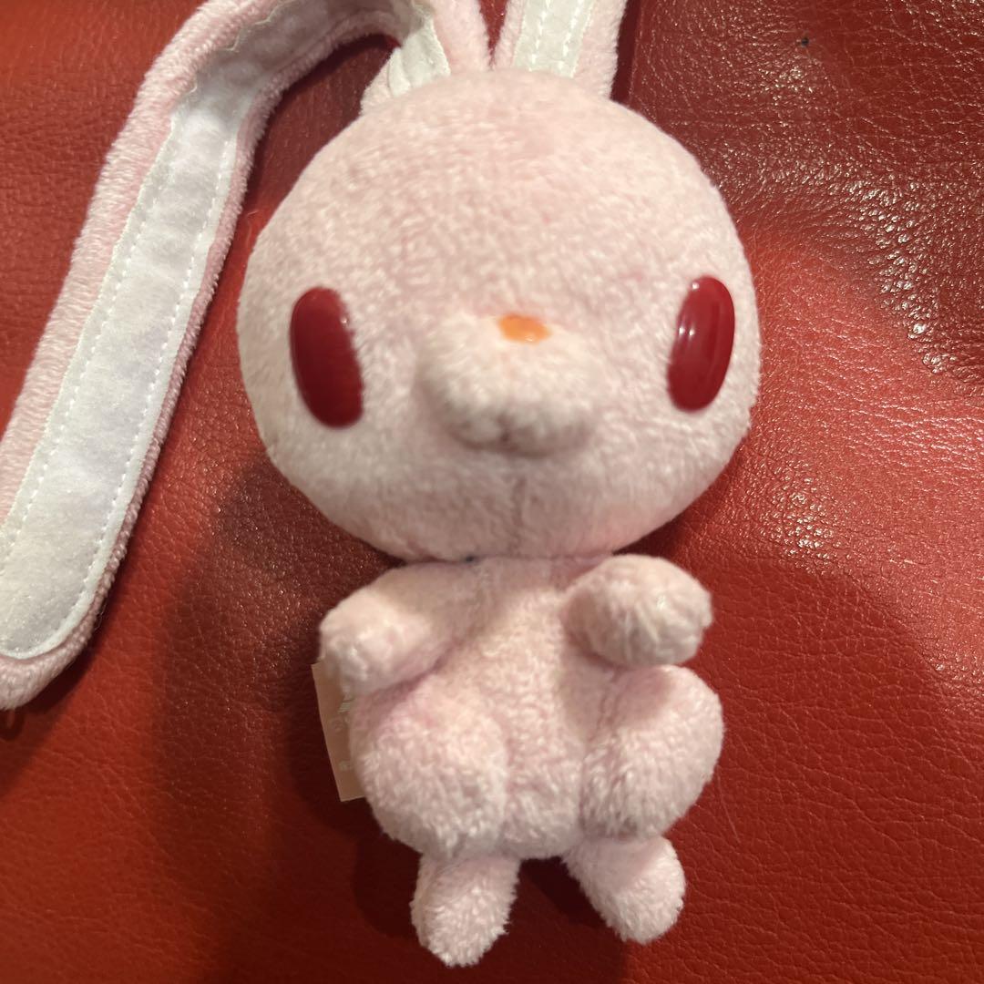 汎用うさぎぬいぐるみ マスコット ピンク