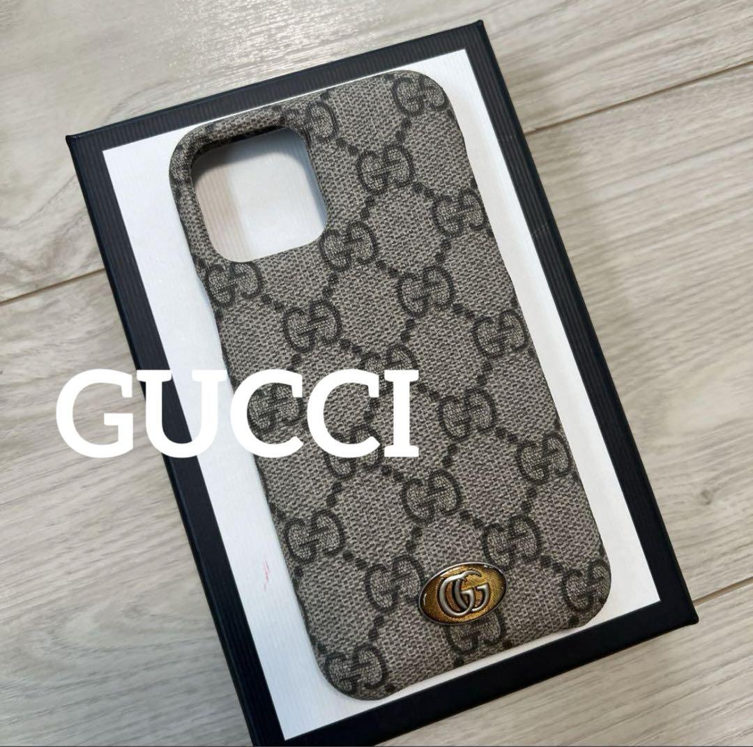 美品！GUCCI  グッチ GGスプリーム iPhone11pro スマホケース