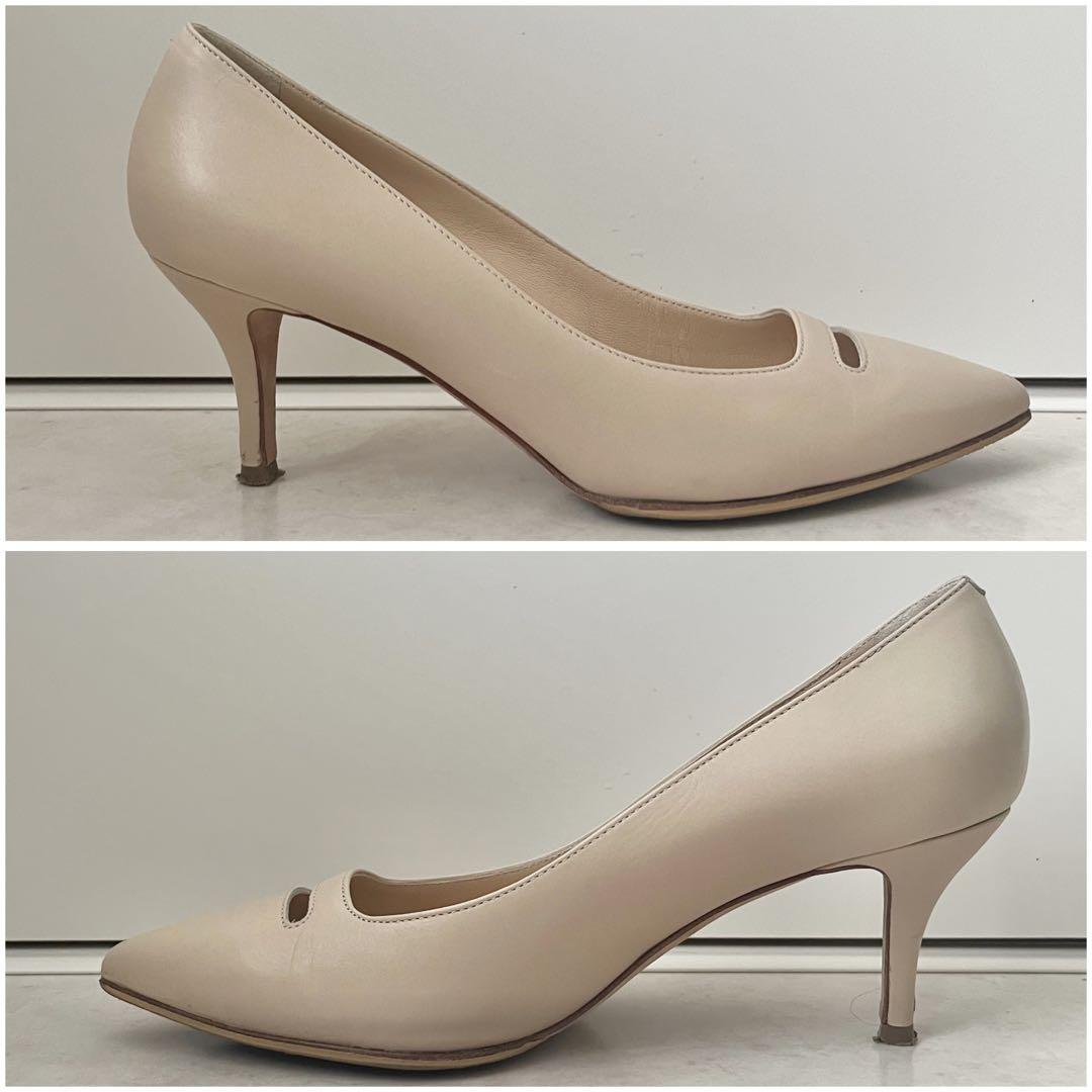 数々の賞を受賞 PELLICO メルカリ - 23.5cm〜24cm 37 ベージュ パンプス ペリーコ 靴