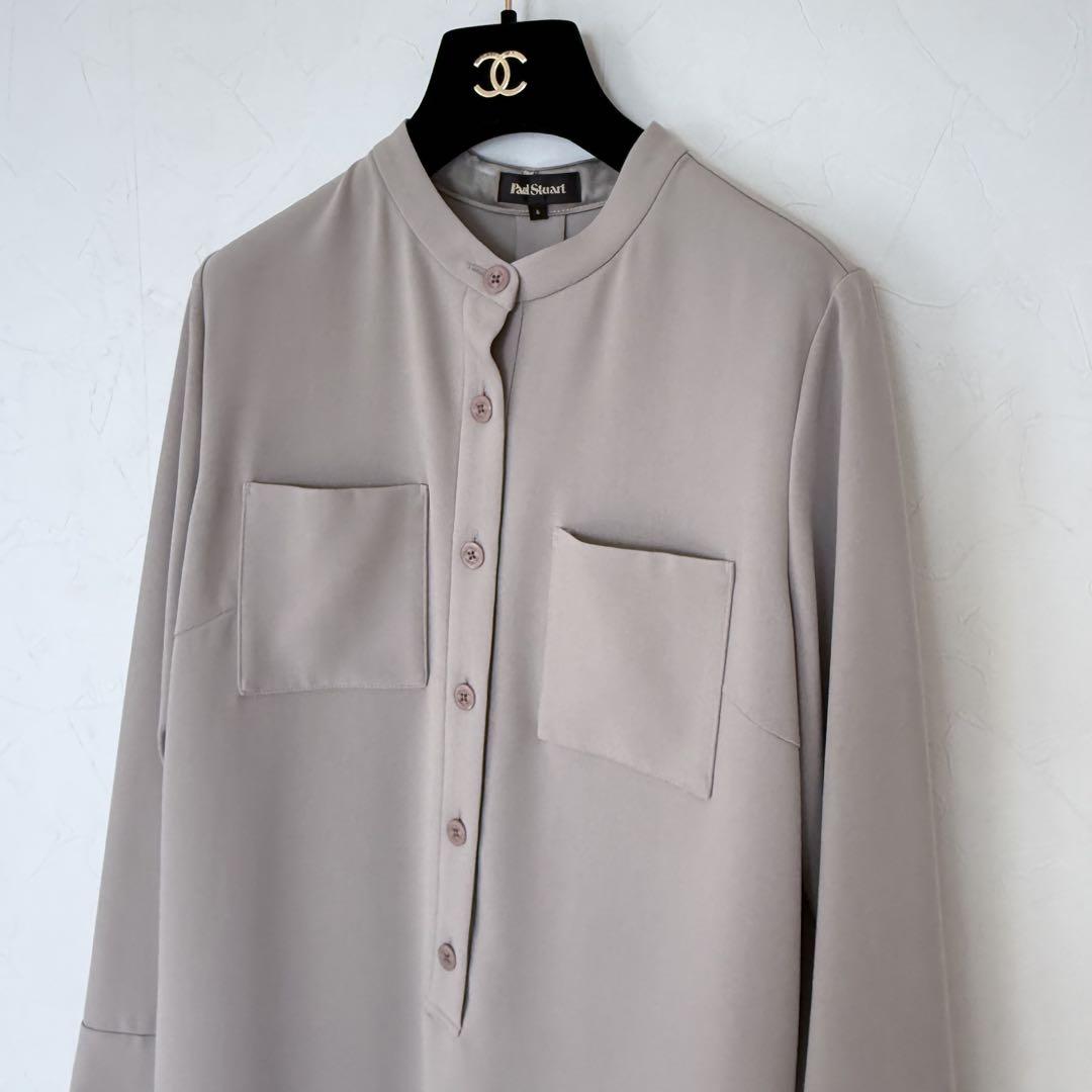 現行販売品✨ Paul Stuart ワンピース ベルト付　 サックシルエット