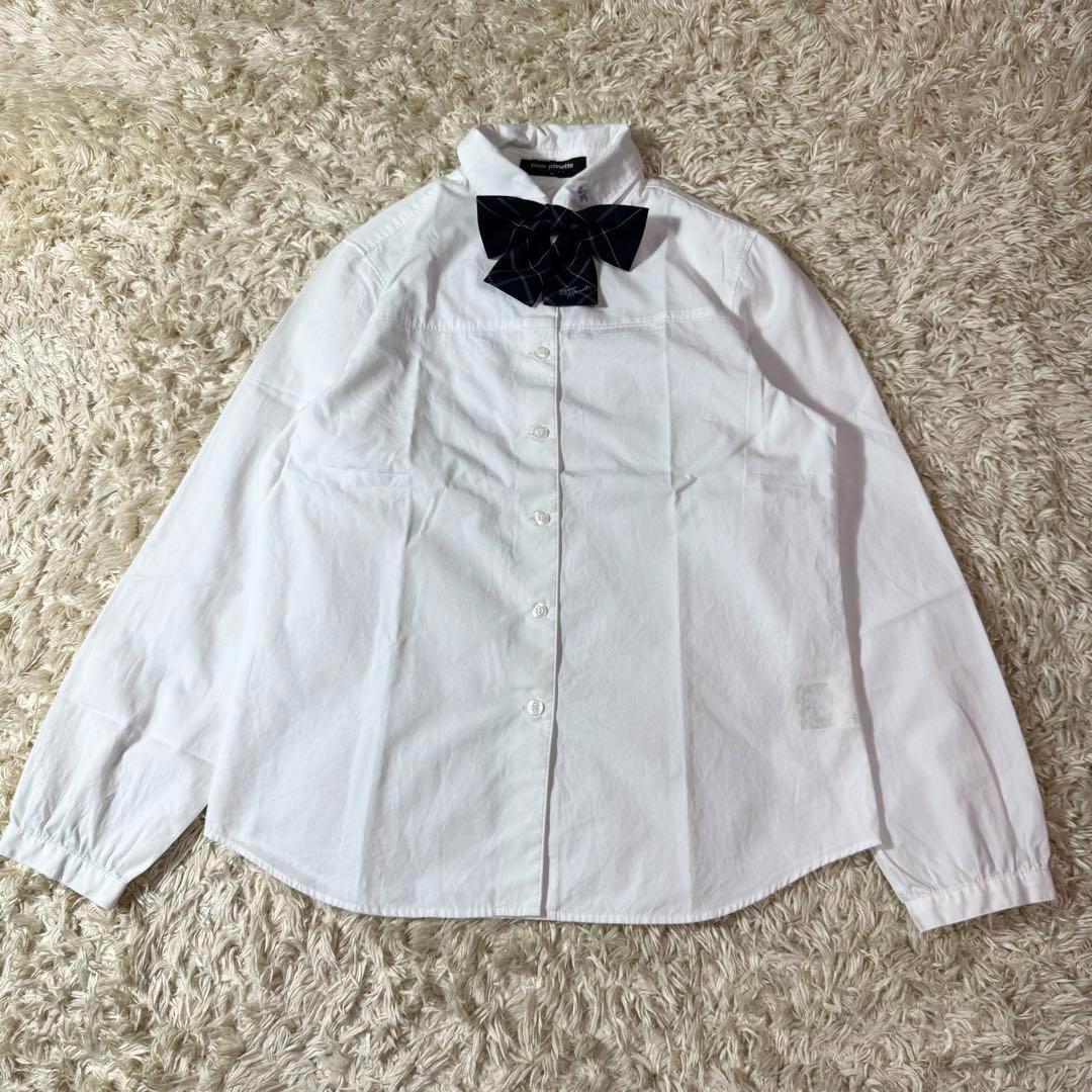 美品　ポンポネット　女の子　150　セットアップ　チェック　ブレザー　卒服　入学