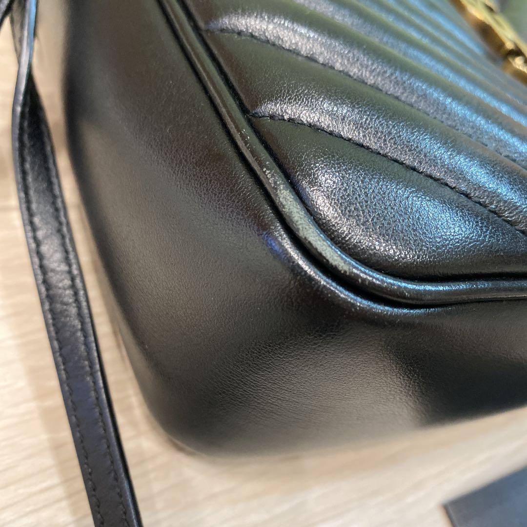再入荷 YSL SAINT LAURENT カメラバッグ ブラック 7xSIZ-m46365156291 最新作大得価