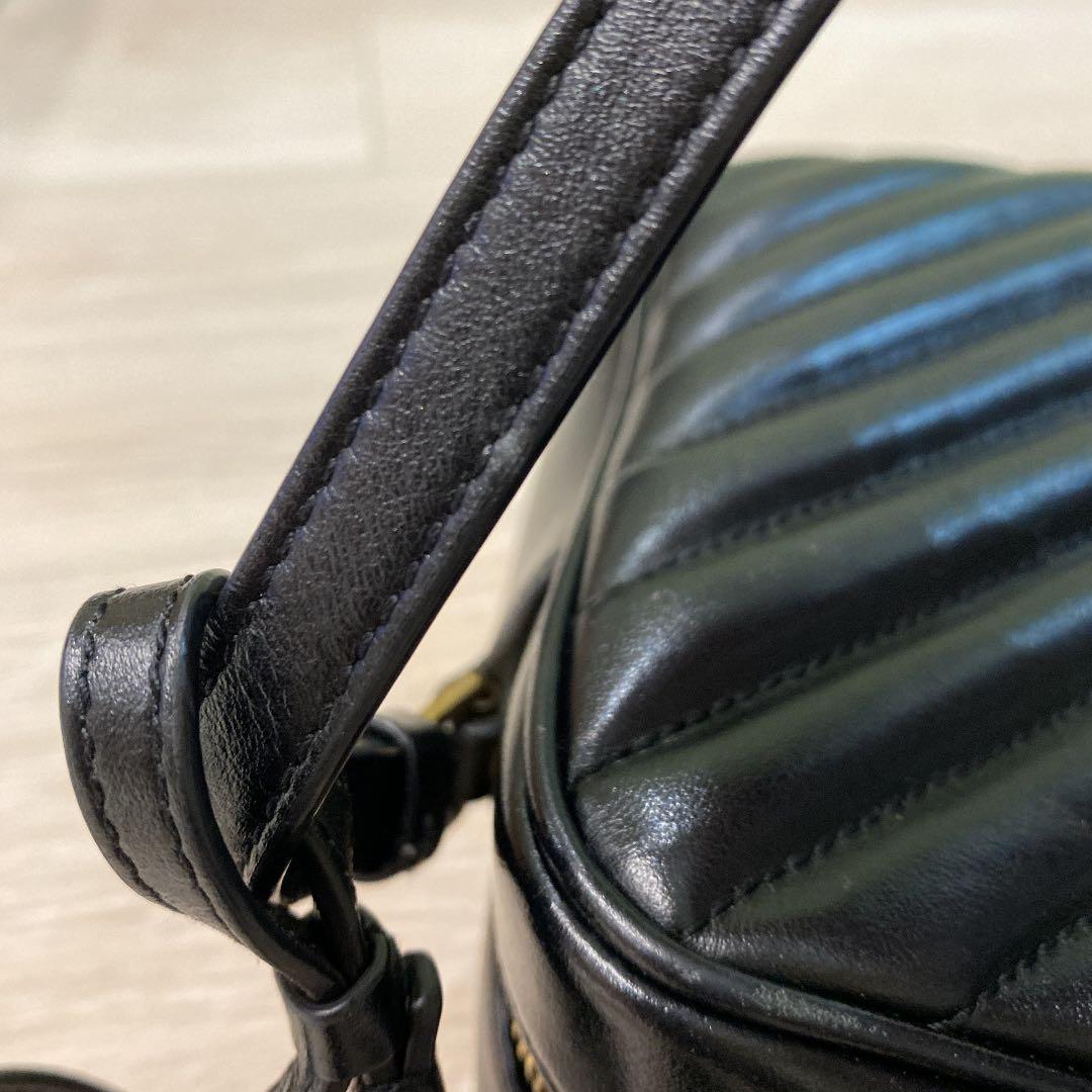 再入荷 YSL SAINT LAURENT カメラバッグ ブラック 7xSIZ-m46365156291 最新作大得価