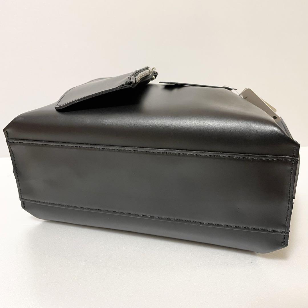 新品】GIANNI CHIARINI レザー ショルダーバッグ ブラック