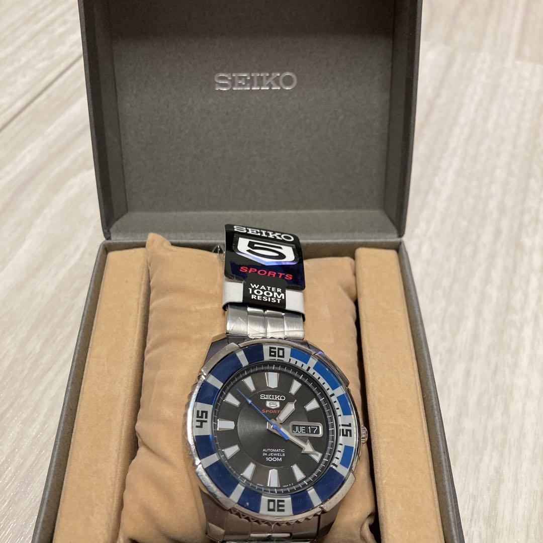 SEIKO 5 SPORTS 自動巻き時計 SRP203K1