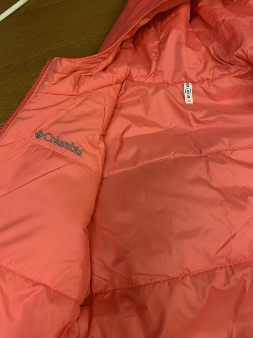 新品　Columbia 子ども用ウェア XS ピンク/グレー セット