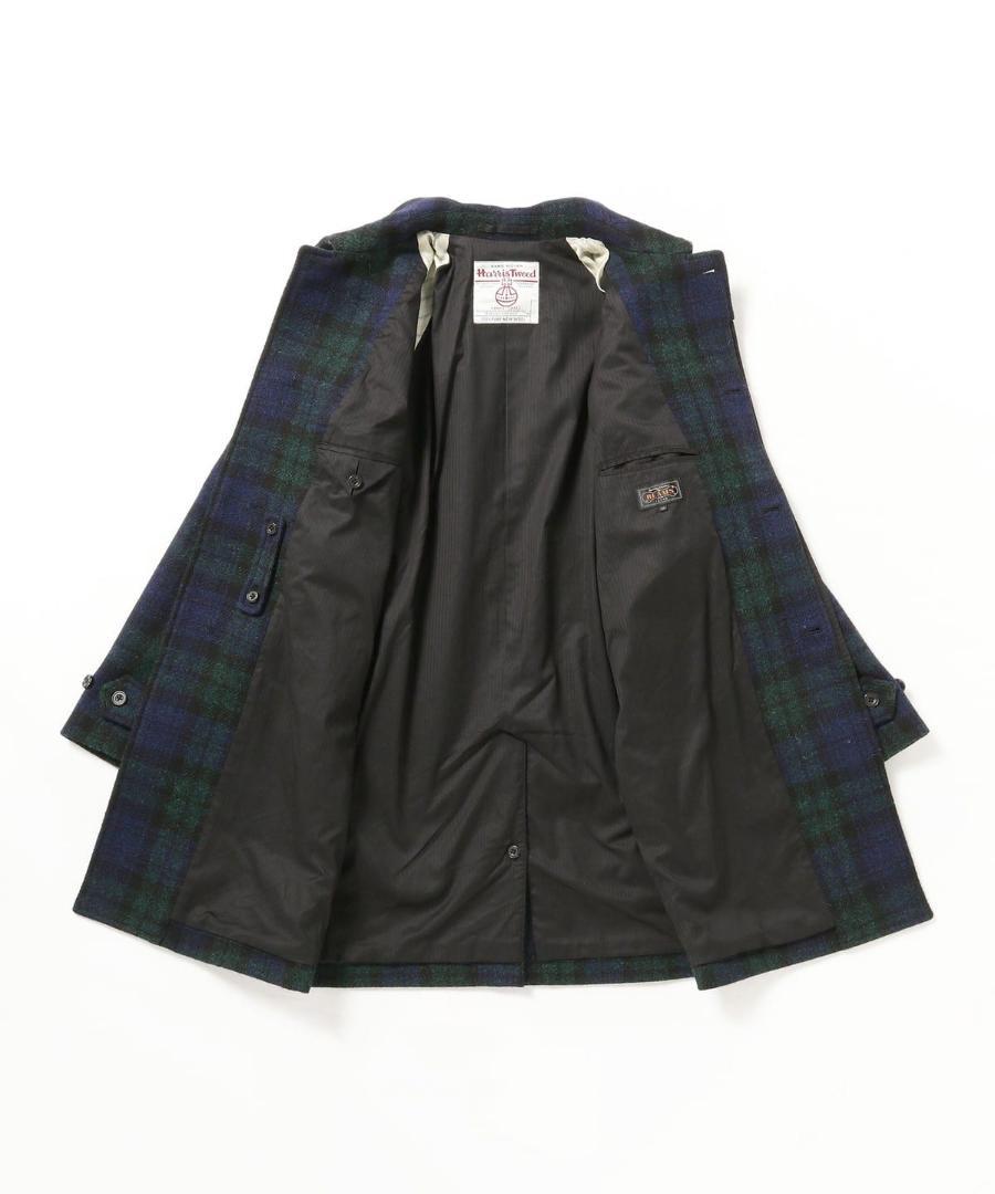 ジャケット・アウター BEAMS PLUS Bal Collar Coat Harris Tweed