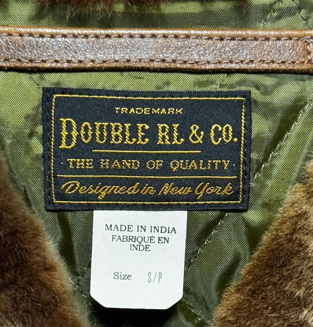 ダブルアールエル RRL シアリングカラーレザーカーコート サイズS メンズ ダブルアールエル RRL シアリングカラーレザーカーコート サイズS メンズ
