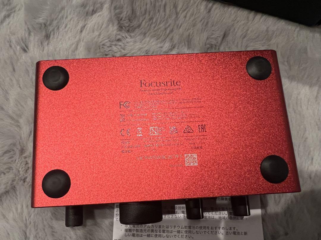【美品】focusrite scarlett solo 4th Gen