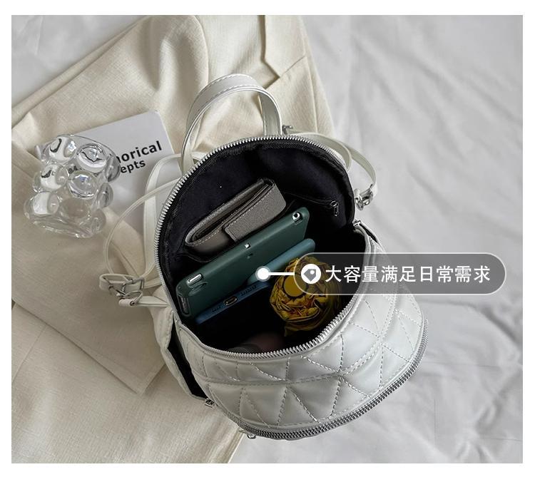 リュック 鞄 大容量 収納 シンプル レディース 春 全4色 黒色