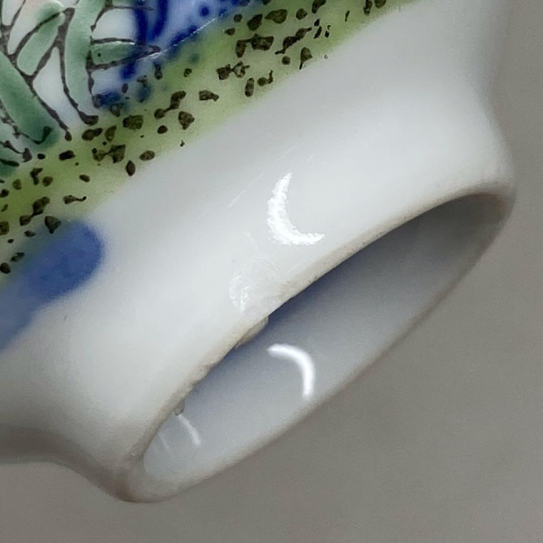 中国清時代 青花小皿6枚 木箱付 幅約9.8㎝ 東Y7-0630⭐︎2F