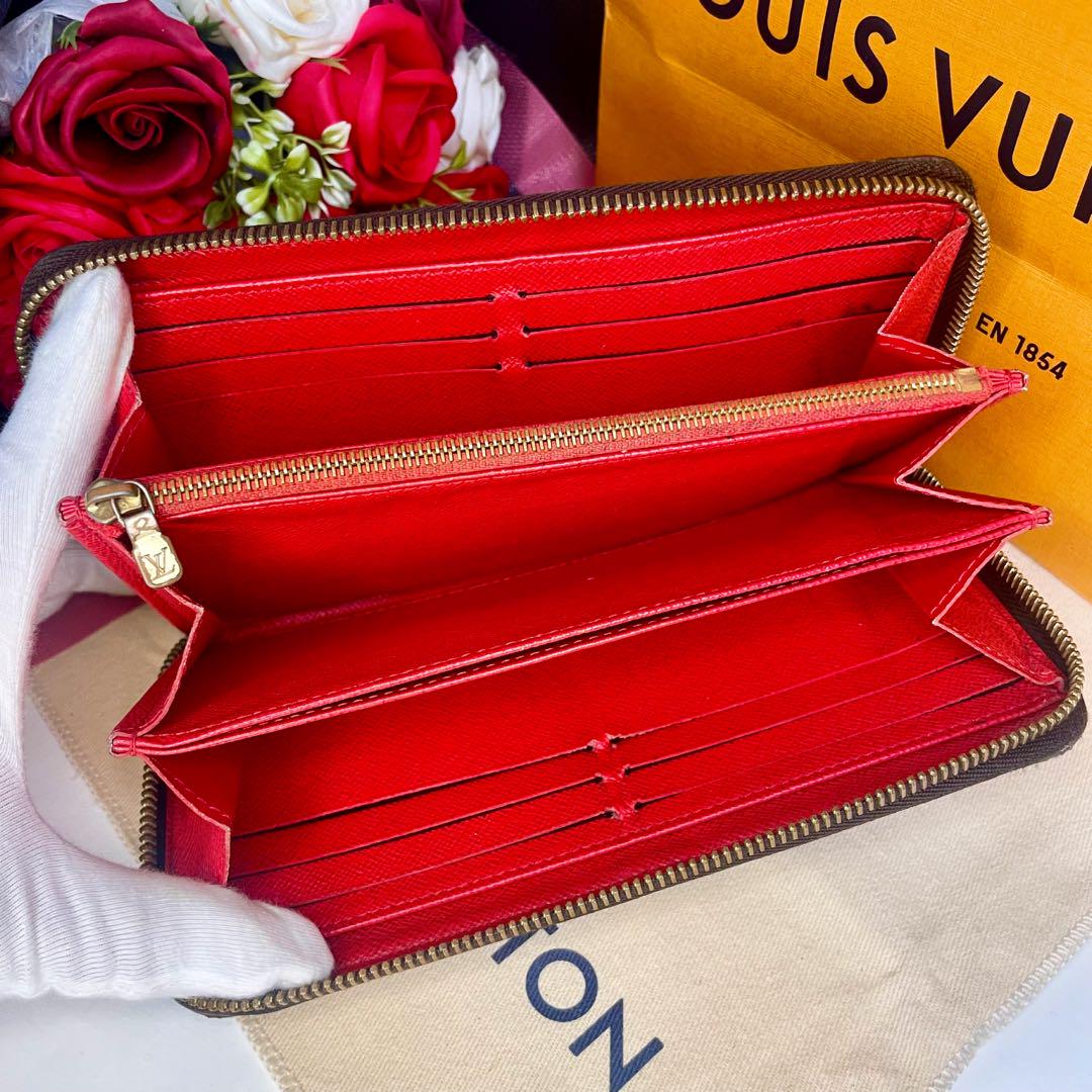 ✨希少品✨ヴィトン ジッピーウォレット モノグラム コクリコ ラウンドファスナー