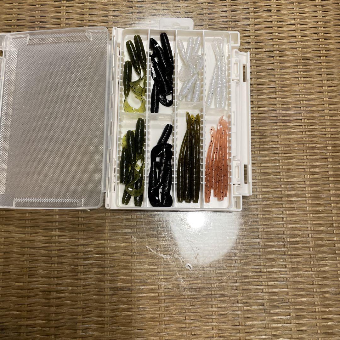 バス釣り引退　ワームセット バス釣り引退セット ワームまとめ売り - メルカリ