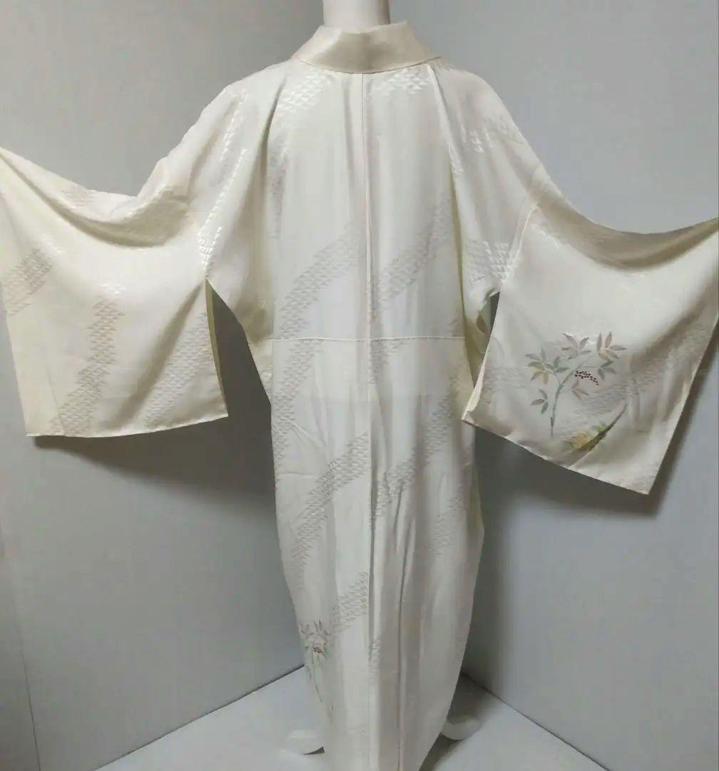965 正絹絵羽柄長襦袢 袷 新品半襟後付け
