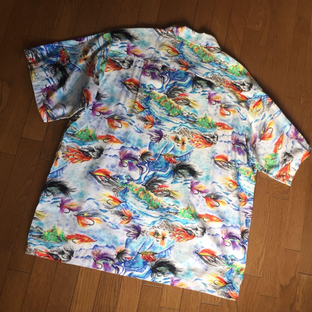 【90s patagonia】パタゴニアパタロハ リバーヴィジョンズ L 毛針 【90s patagonia】パタゴニアパタロハ リバーヴィジョンズ L 毛針