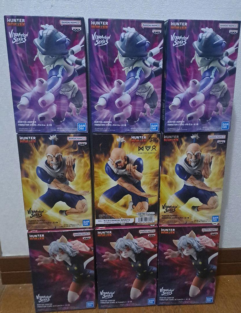 HUNTER×HUNTER　ネテロ　メルエム　ピトー　フィギュア