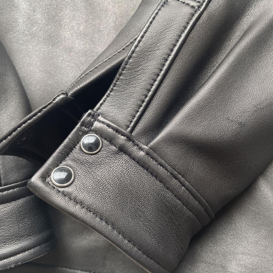 FINE CREEK & CO 黒 レザージャケット　サイズ42