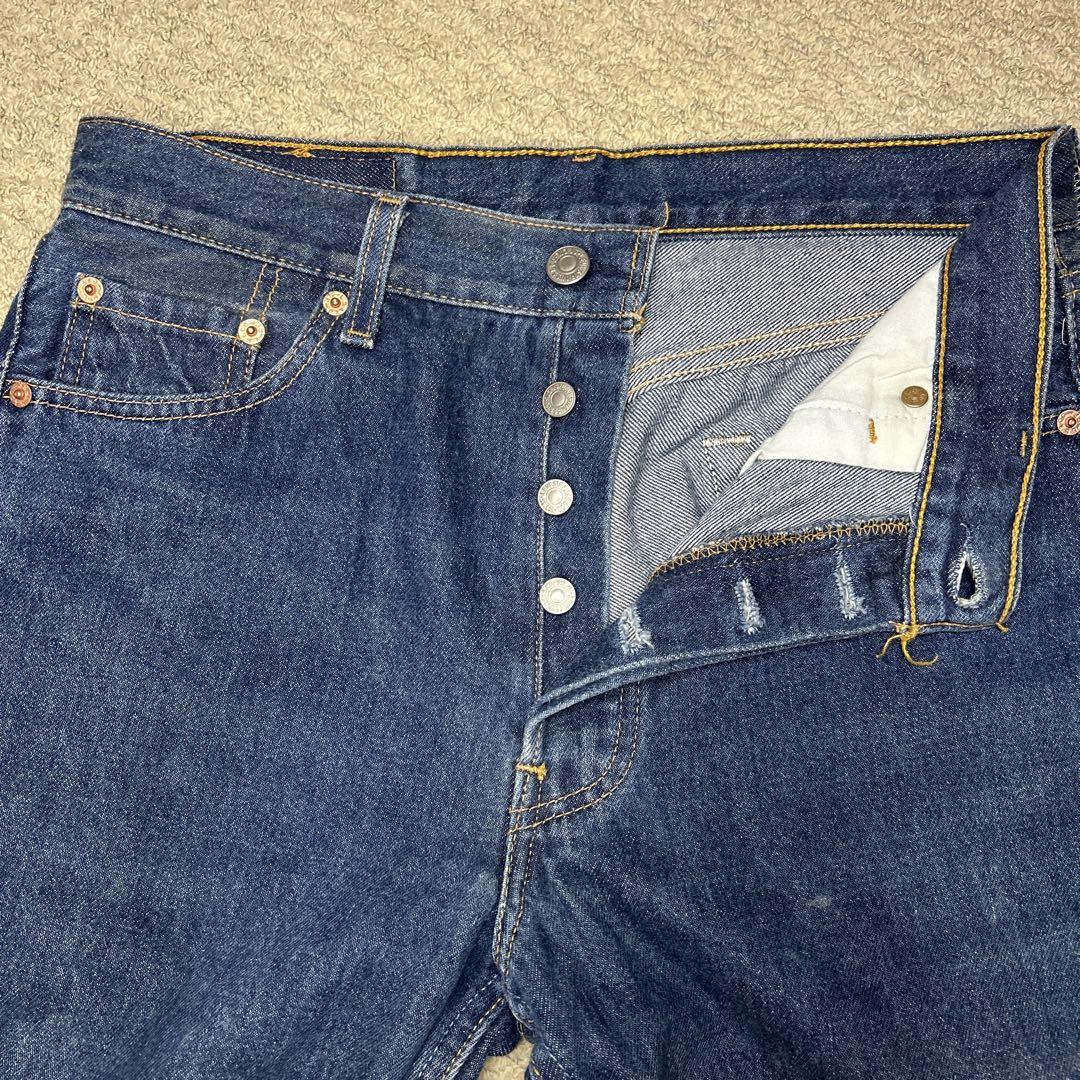 90s USA Levi's 501 W30 93米国最終モデル】黒文字501 - メルカリ