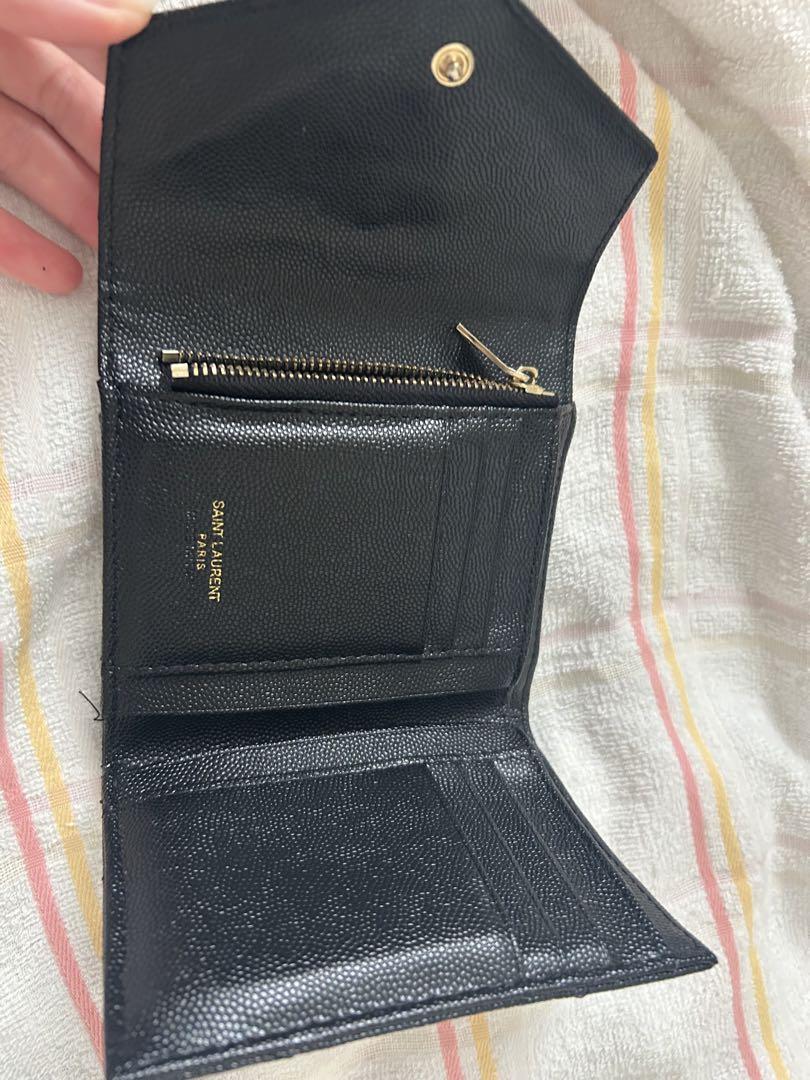 Saint Laurent 三つ折り財布 ブラック