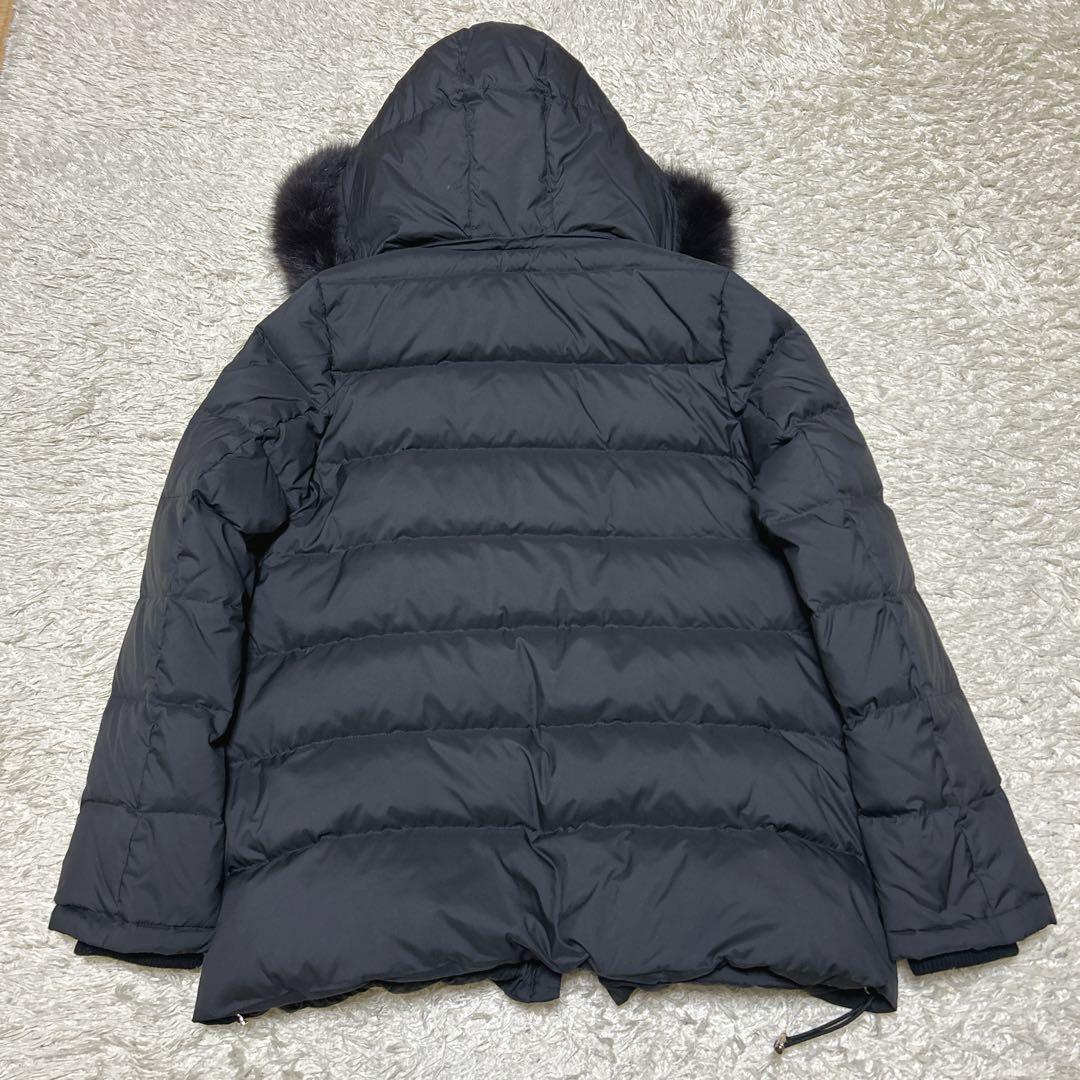 【美品】IENA イエナ ダウン ジャケット タフタ フォックスファー 38 M