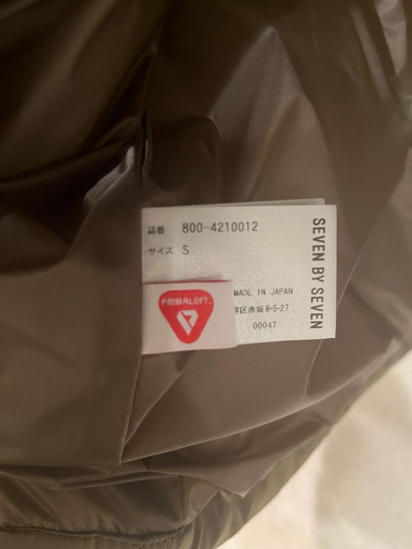 sevenbyseven INSULATIONOVERCOAT Ｓサイズ